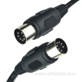 7Pin large Din Cable For Audio/Midi Cable